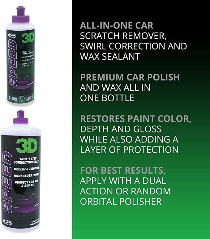3D Speed & One 32oz Combo  One Step Polish and All In One Kit