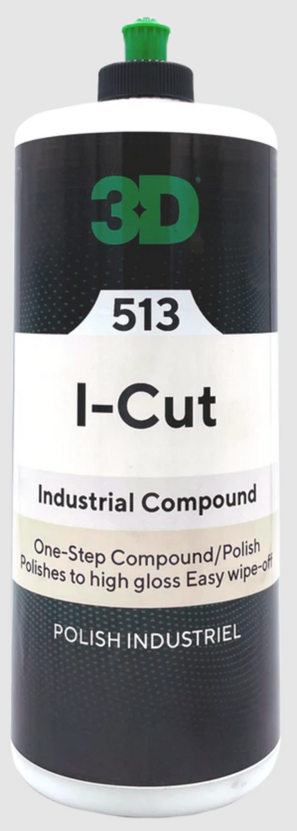 NEW 3D 513  I-Cut 32oz One-Step Industrial Rubbing Compound+