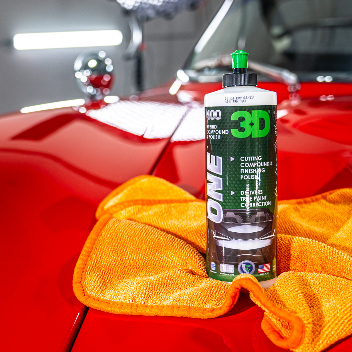 3D - ONE Hybrid Cutting Compound And Finishing Polish 1L - CrazyDetailer