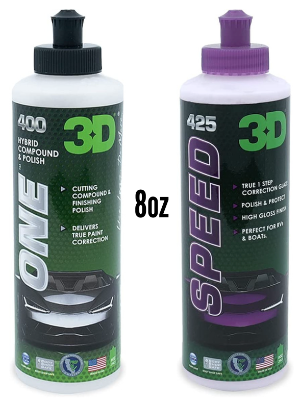 3D Speed & One 32oz Combo | One Step Polish and All In One Kit